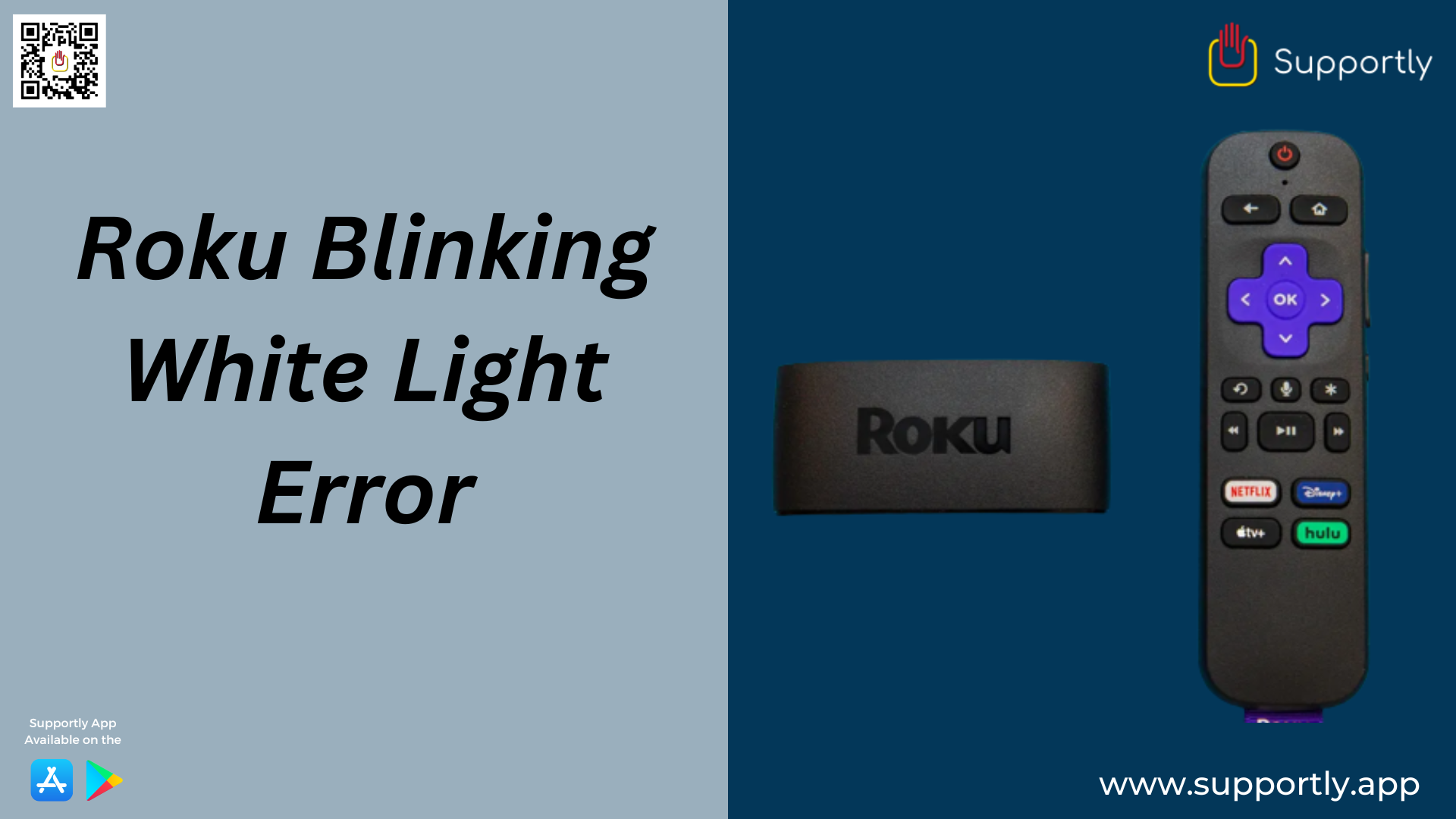 How to Resolve Roku Blinking White Light Error?