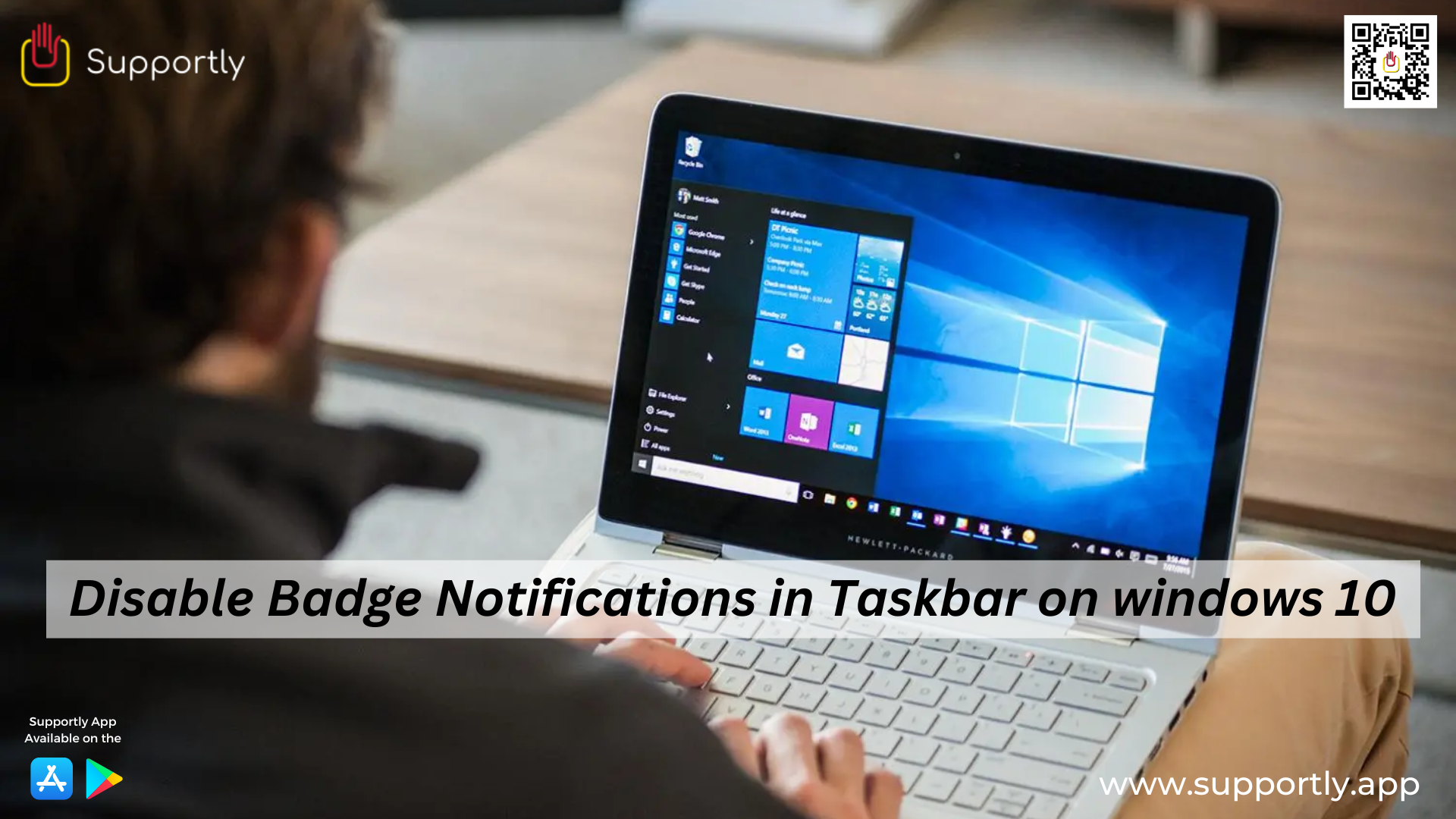 How to Disable Badge Notifications in Taskbar on Windows 10?