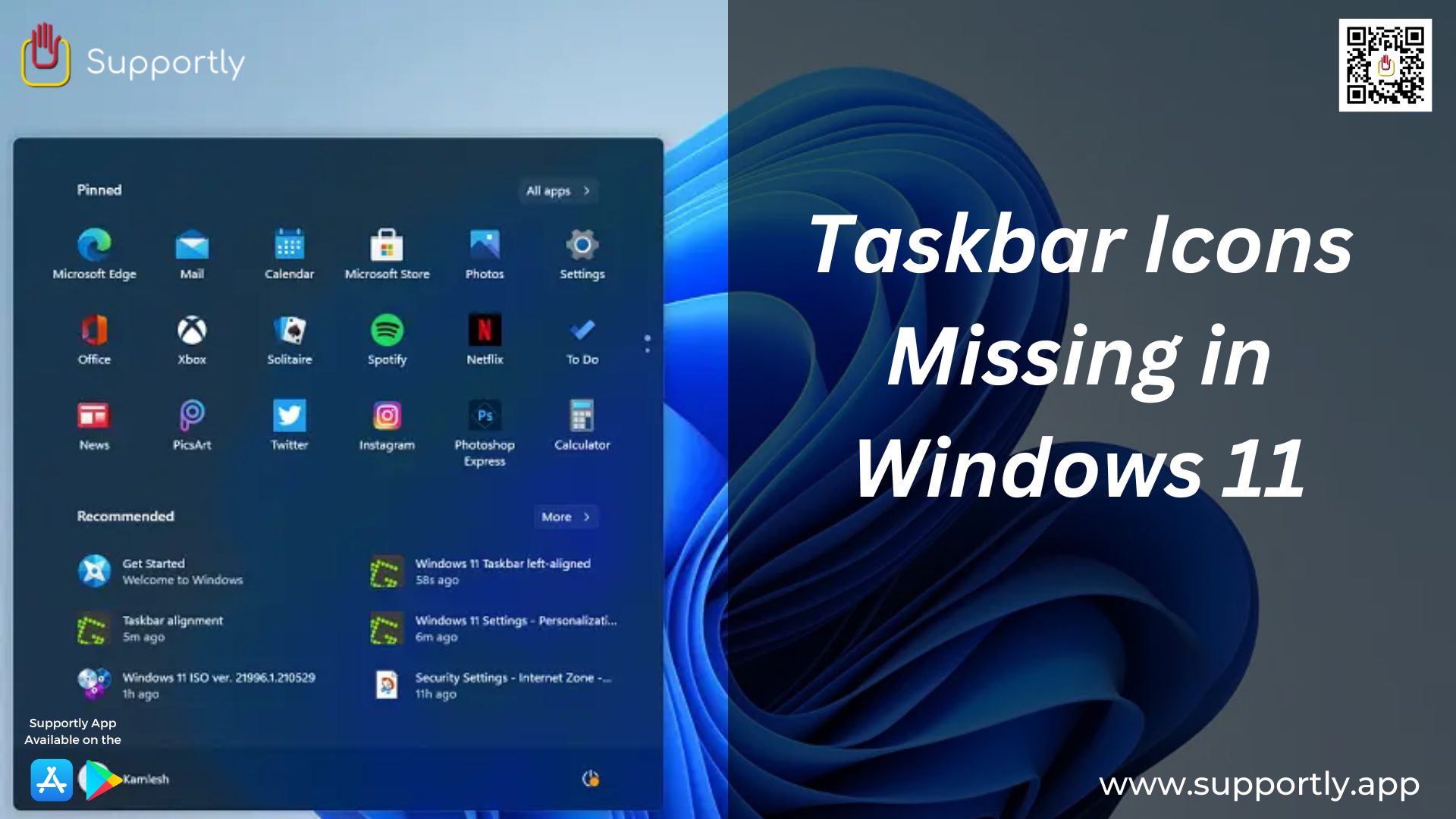 How to Fix the Taskbar Icons Missing in Windows 11?