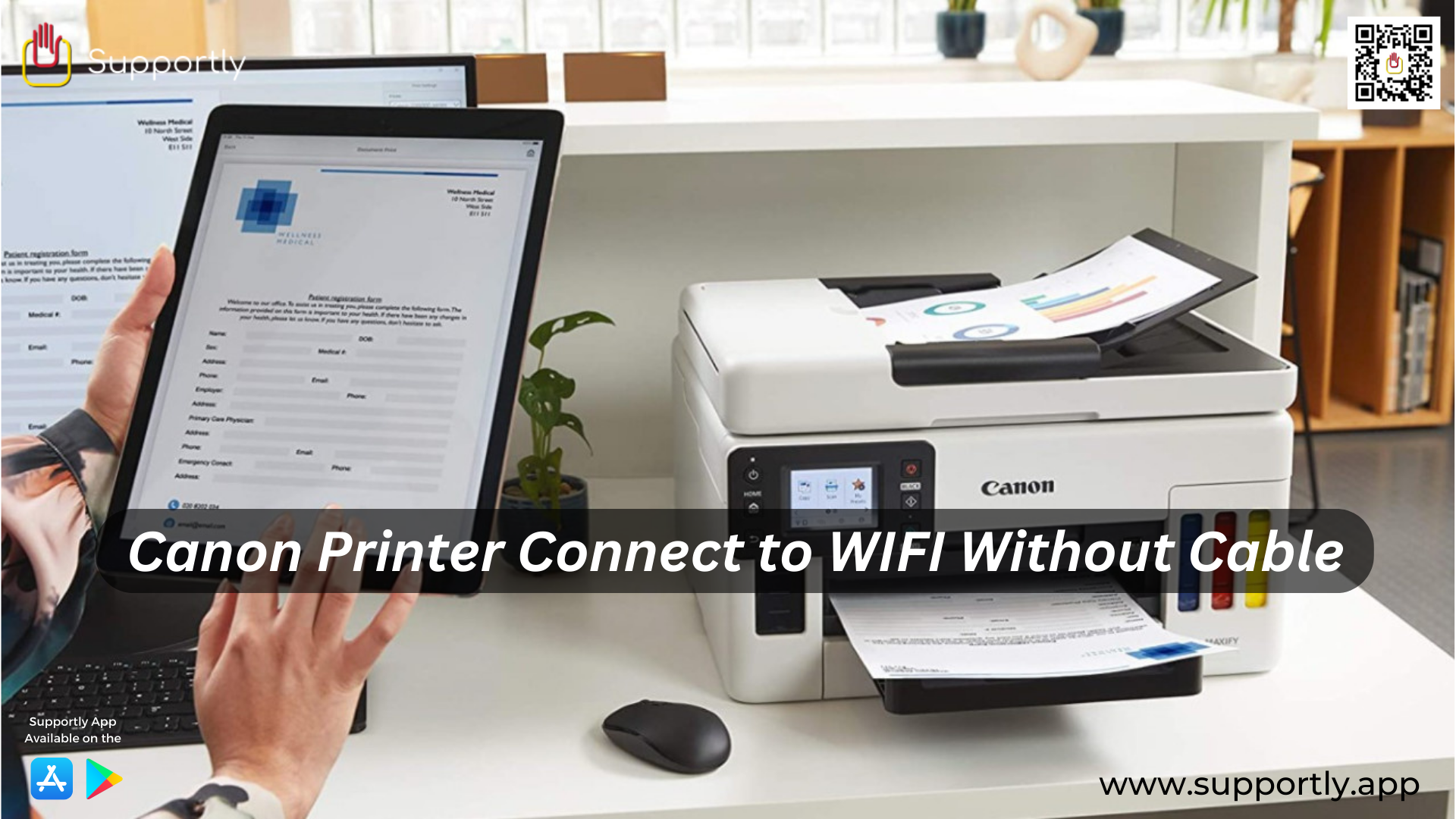 How to Connect Canon Printer to WIFI Without Cable?