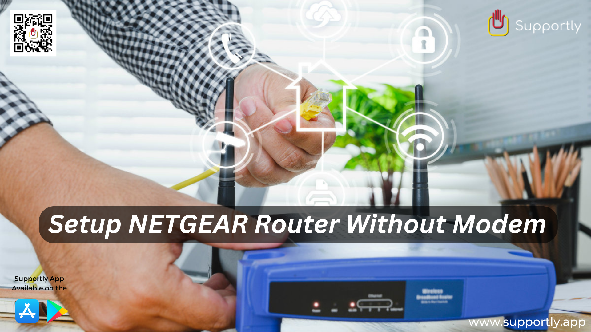 How to Setup NETGEAR Router Without Modem?