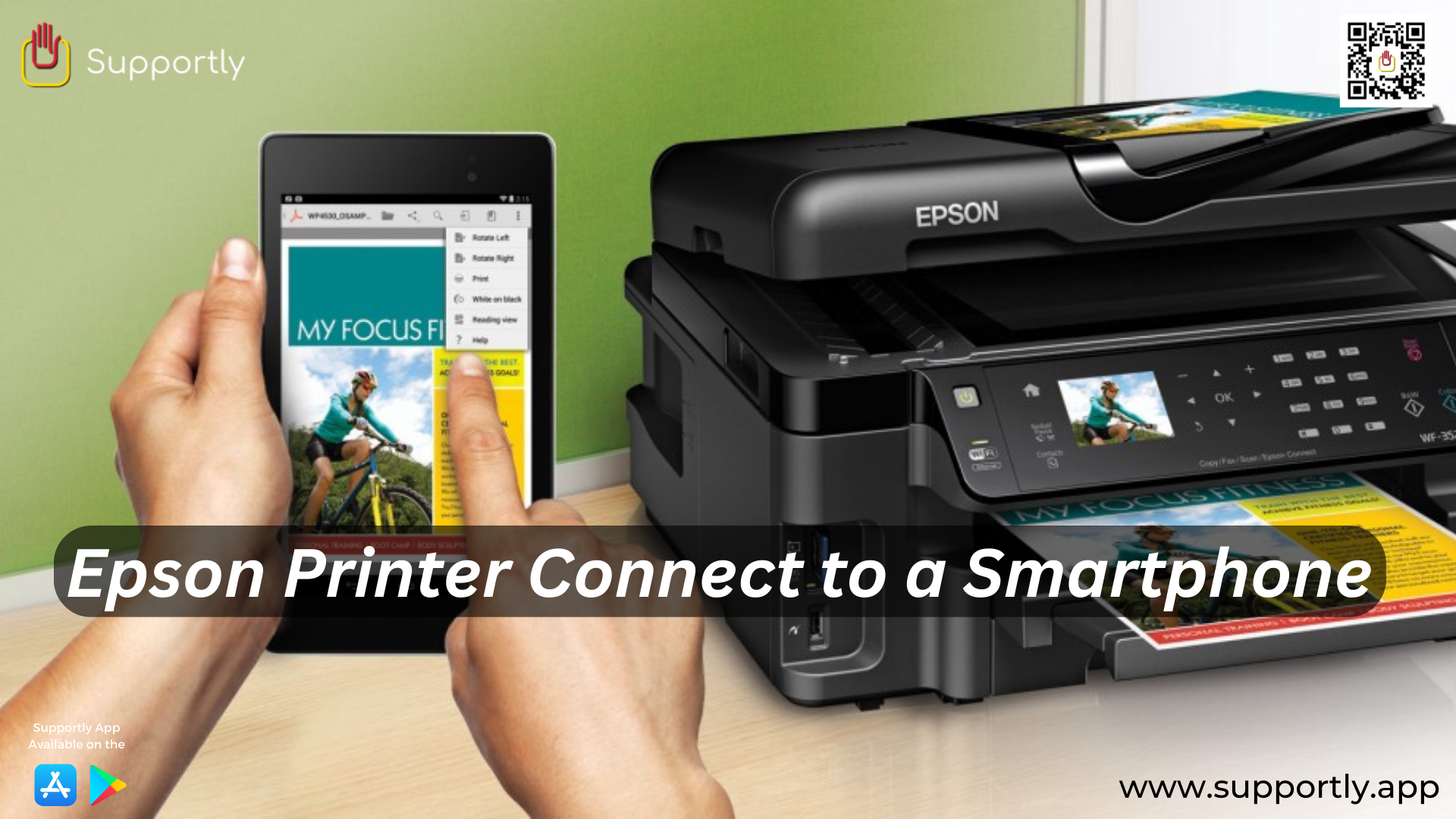 How to connect an Epson Printer to a Smartphone?