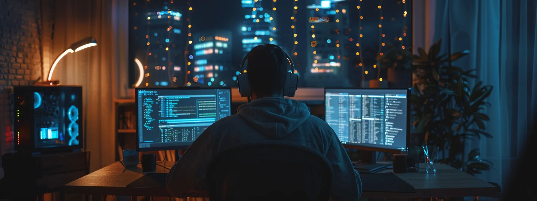 a computer technician using command prompt to reset windows update components.