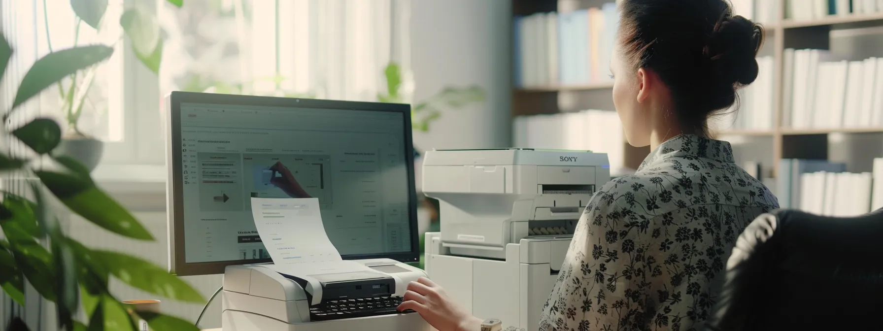 a person is troubleshooting a printer driver issue on a computer screen.