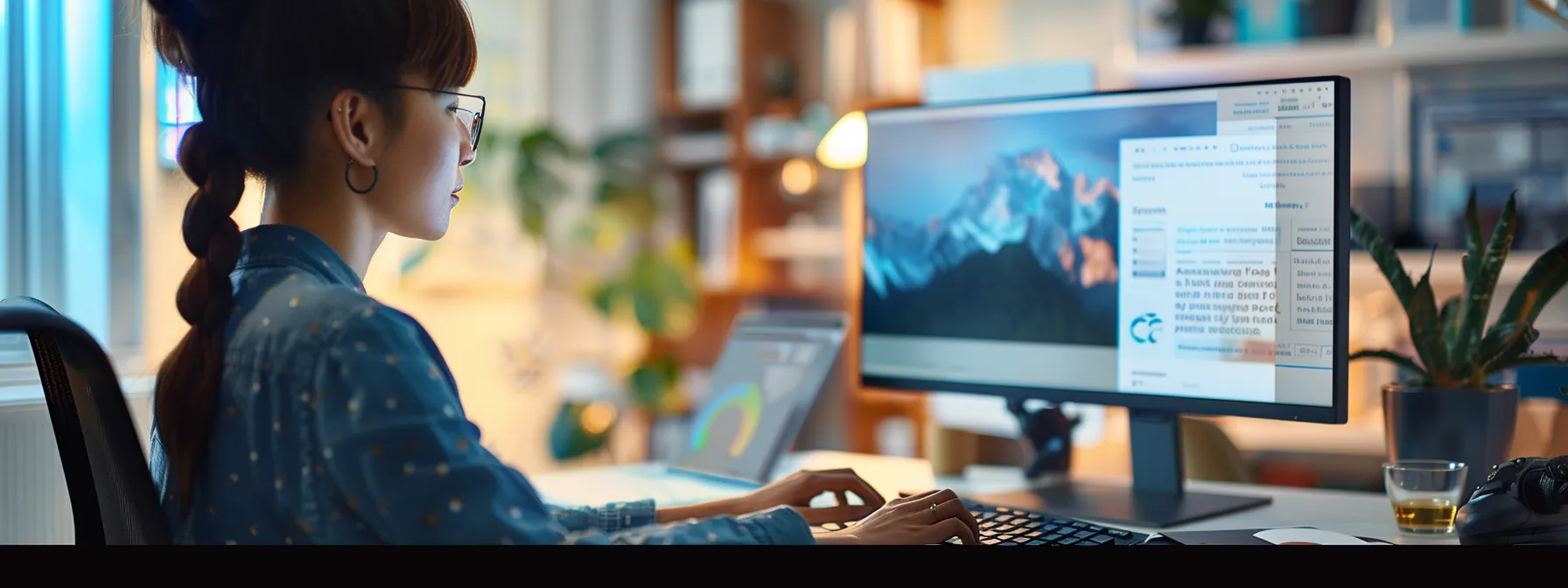 a person clicking on the official epson support page on a computer screen.