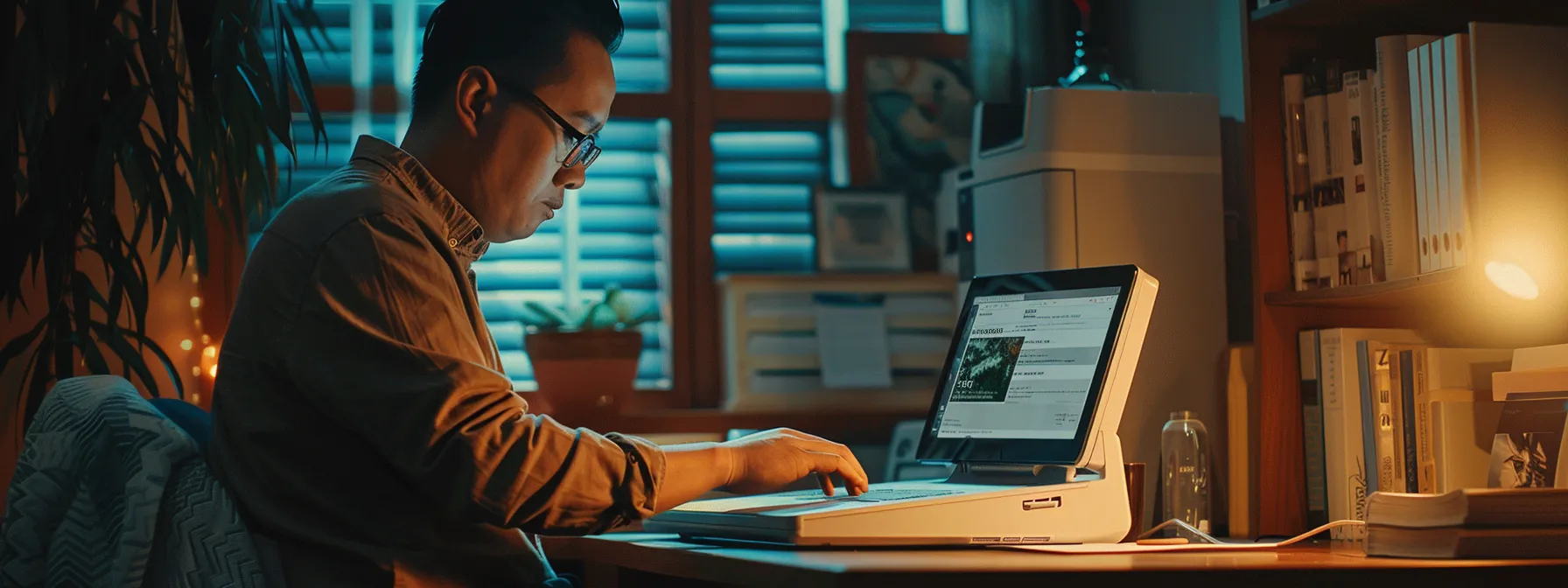 a person gathering important product information and error messages before calling brother printer support.