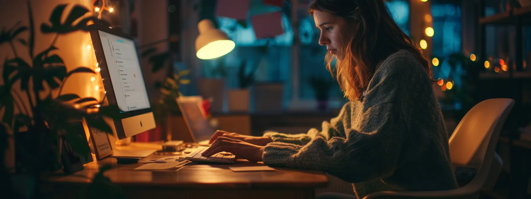 a person sitting at a computer, frantically deleting unwanted emails from their msn inbox.