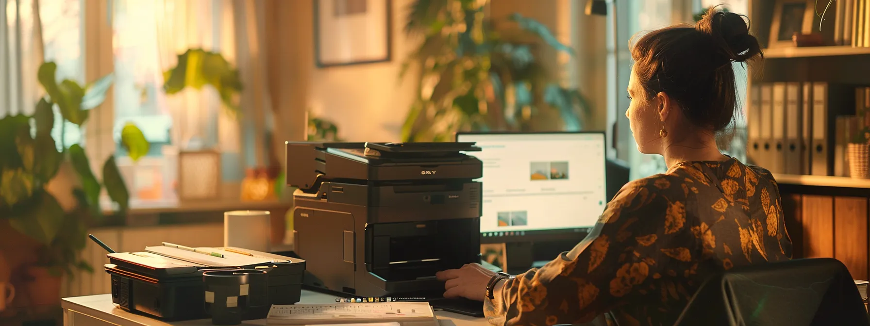 a person browsing hp's official website to find the right support phone number for their printer.