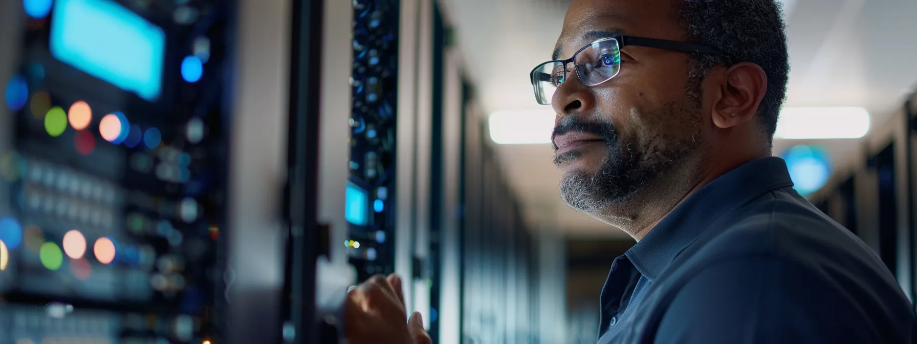 a network administrator configuring advanced settings on a comcast business router.