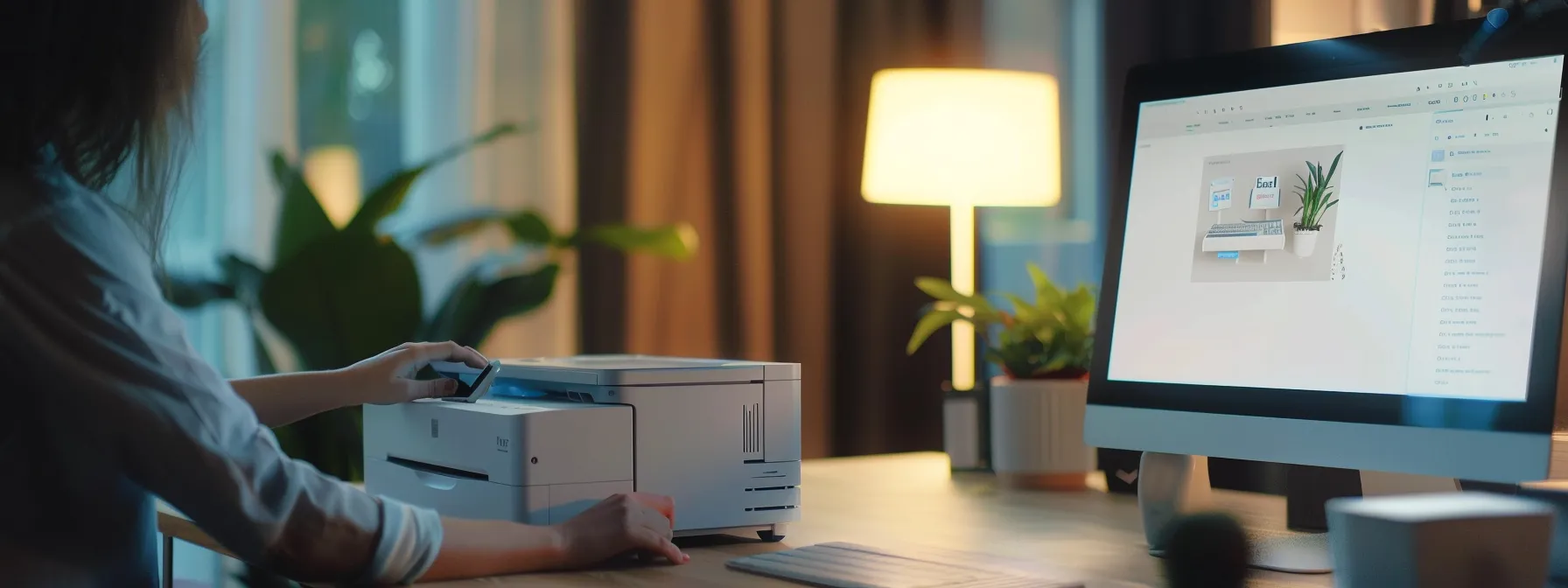 a person accessing the hp support website for troubleshooting their printer.