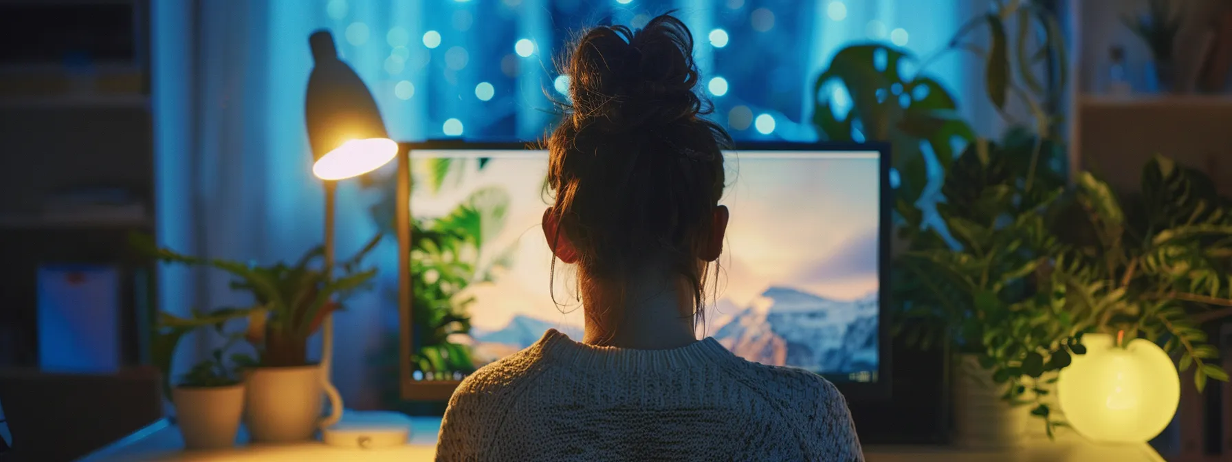 a person searching for the epson printer support number on a computer screen.