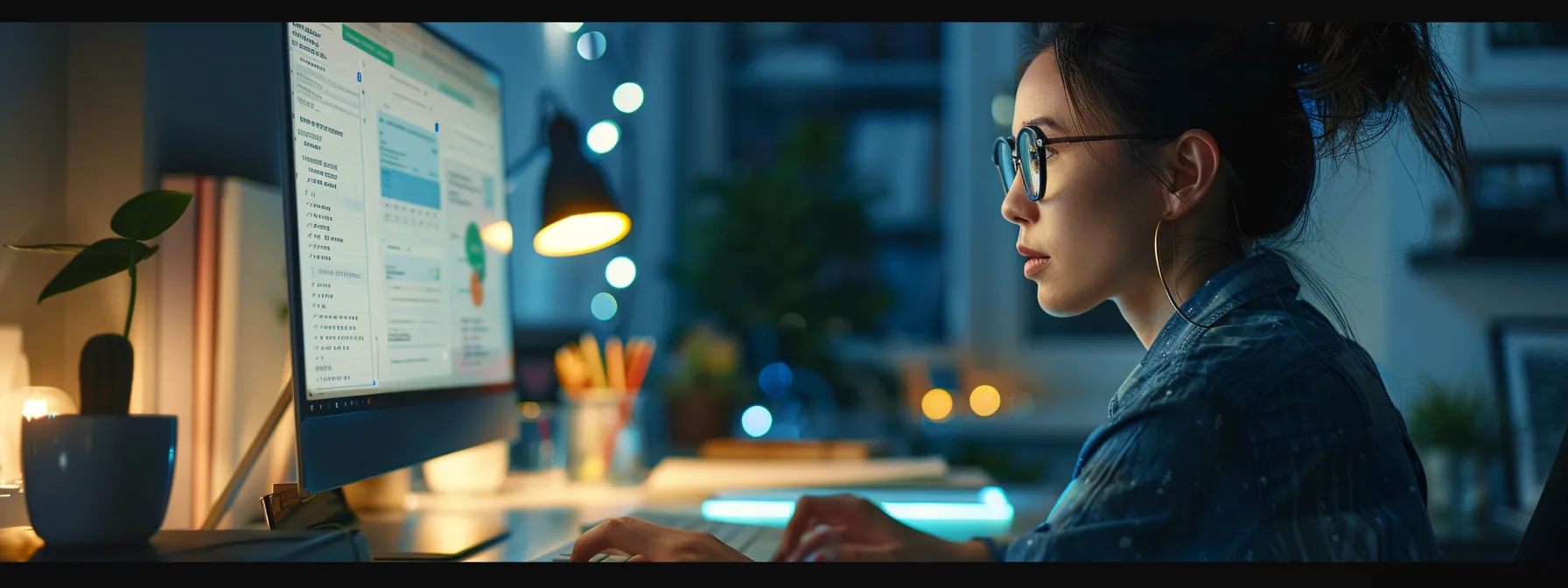 a person browsing the hp support website on a computer screen.