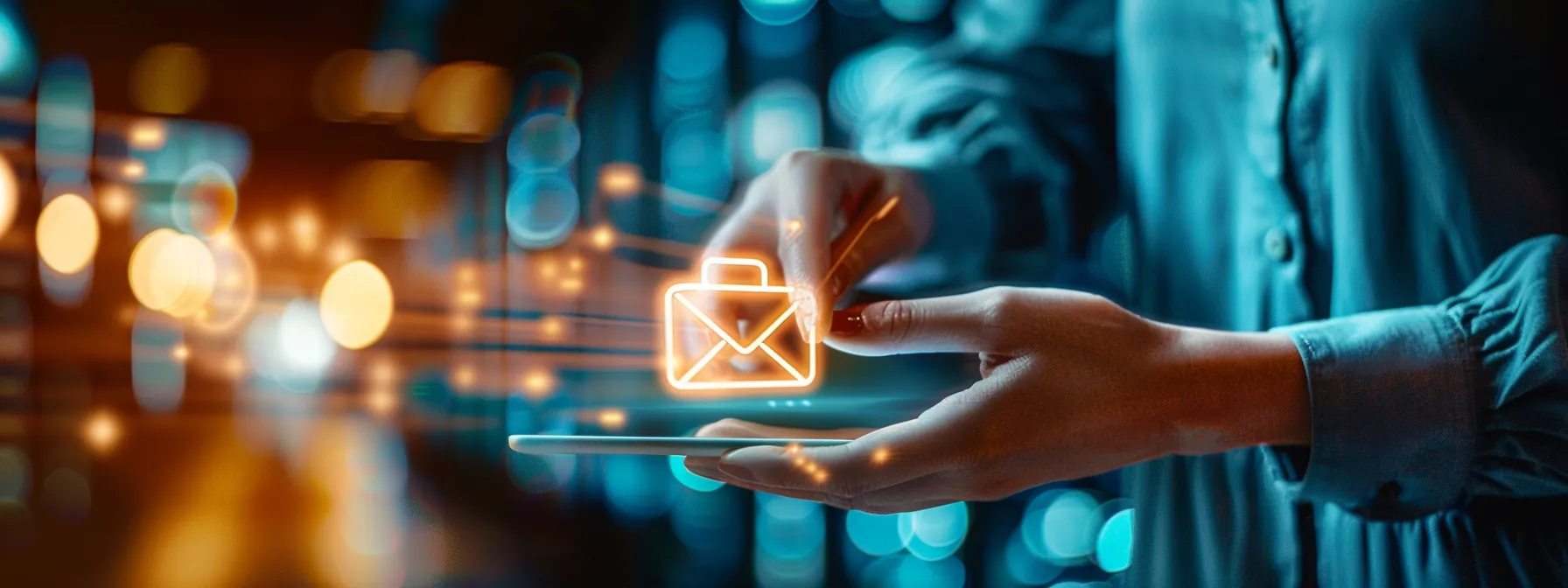 a person compressing a large file under a vibrant icon, symbolizing overcoming attachment upload and download errors.