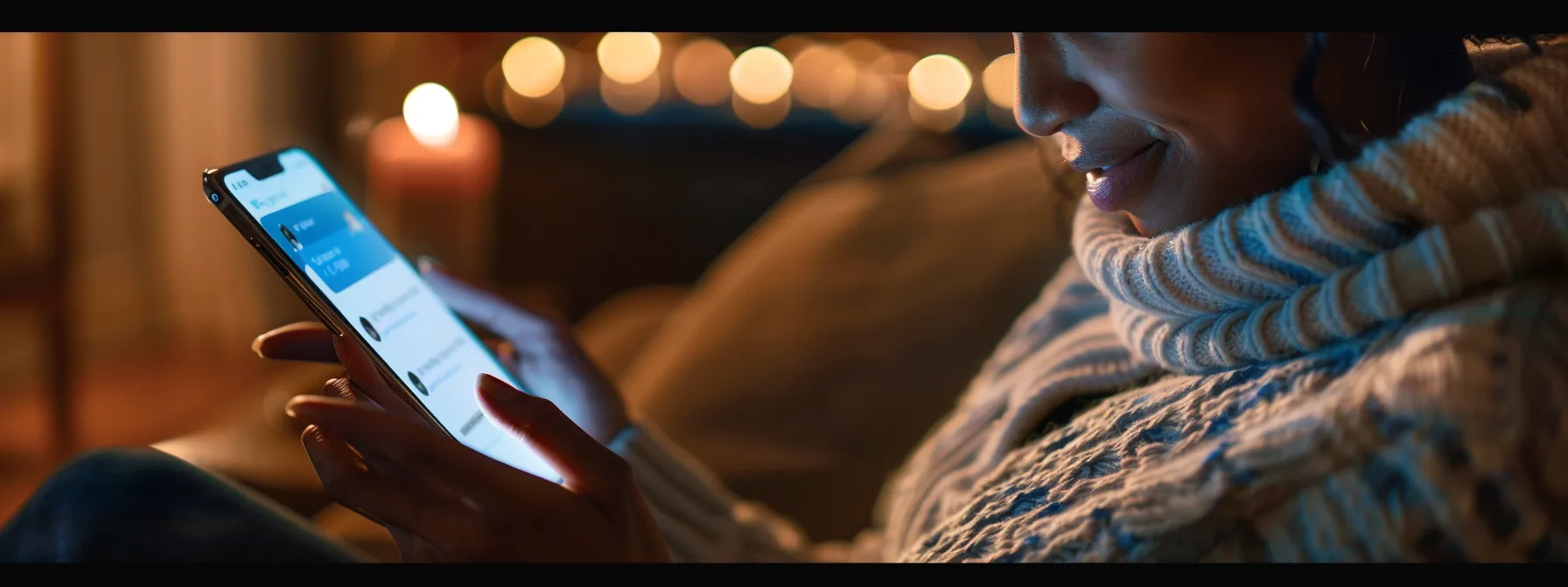 a person customizing msn email notifications on their smartphone, with a focused expression and a clutter-free screen displaying priority message settings.