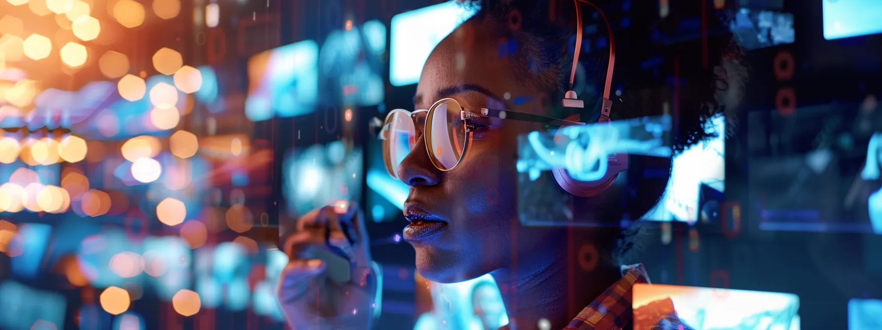 a person engaging in a live chat with a microsoft support agent, surrounded by multiple communication options like email, phone, and support forums.