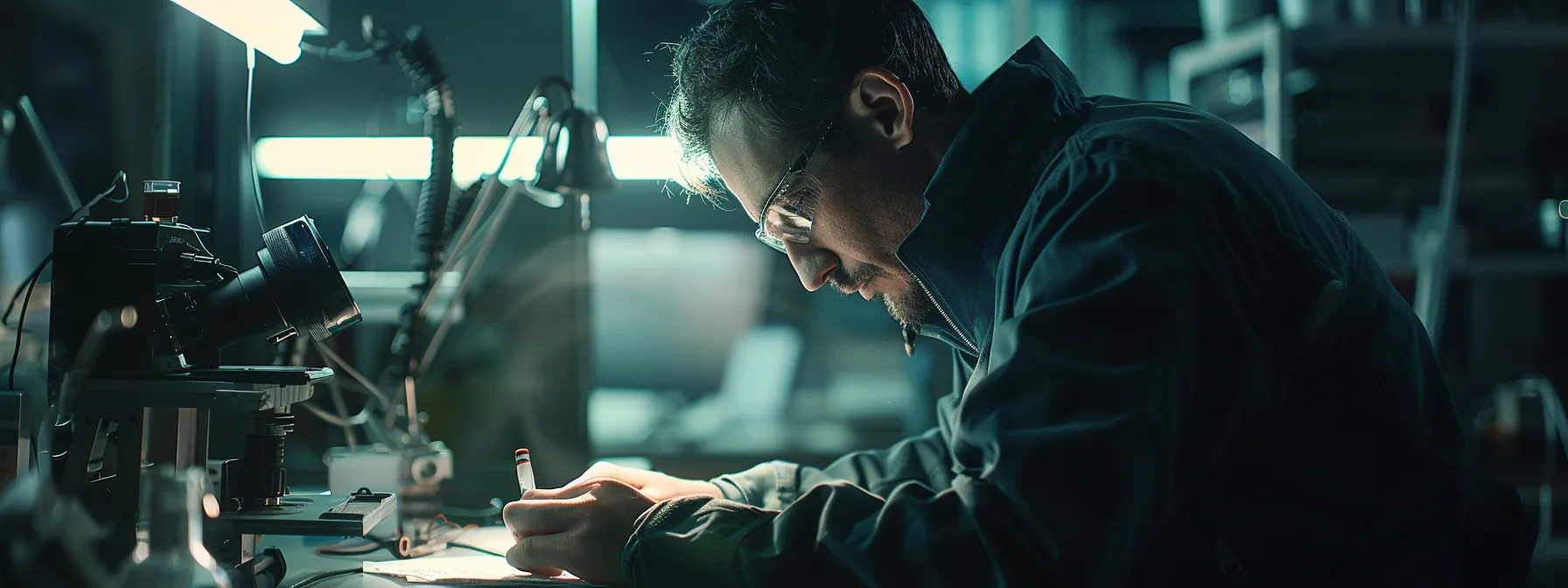 a technician carefully configuring a two-factor authentication setup on a computer screen to enhance email security.