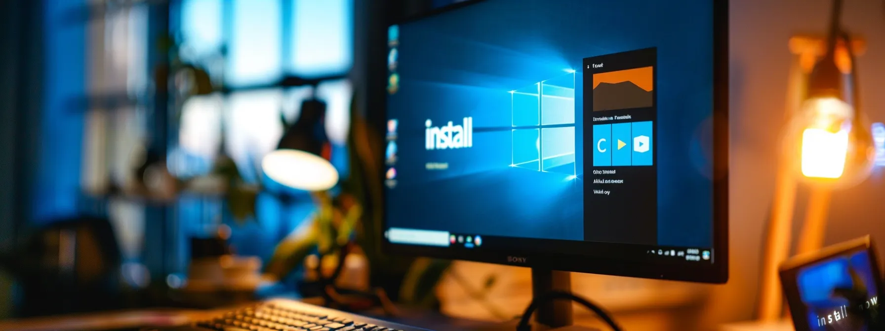 a close-up photo of a computer screen displaying the outlook update page, highlighting the