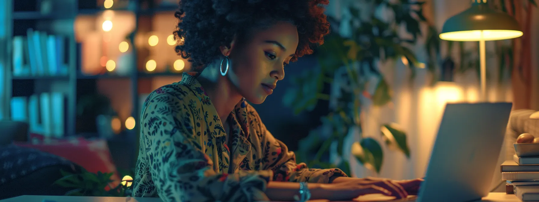 a person typing on a laptop with a focused expression while following the steps to recover their locked hotmail account.