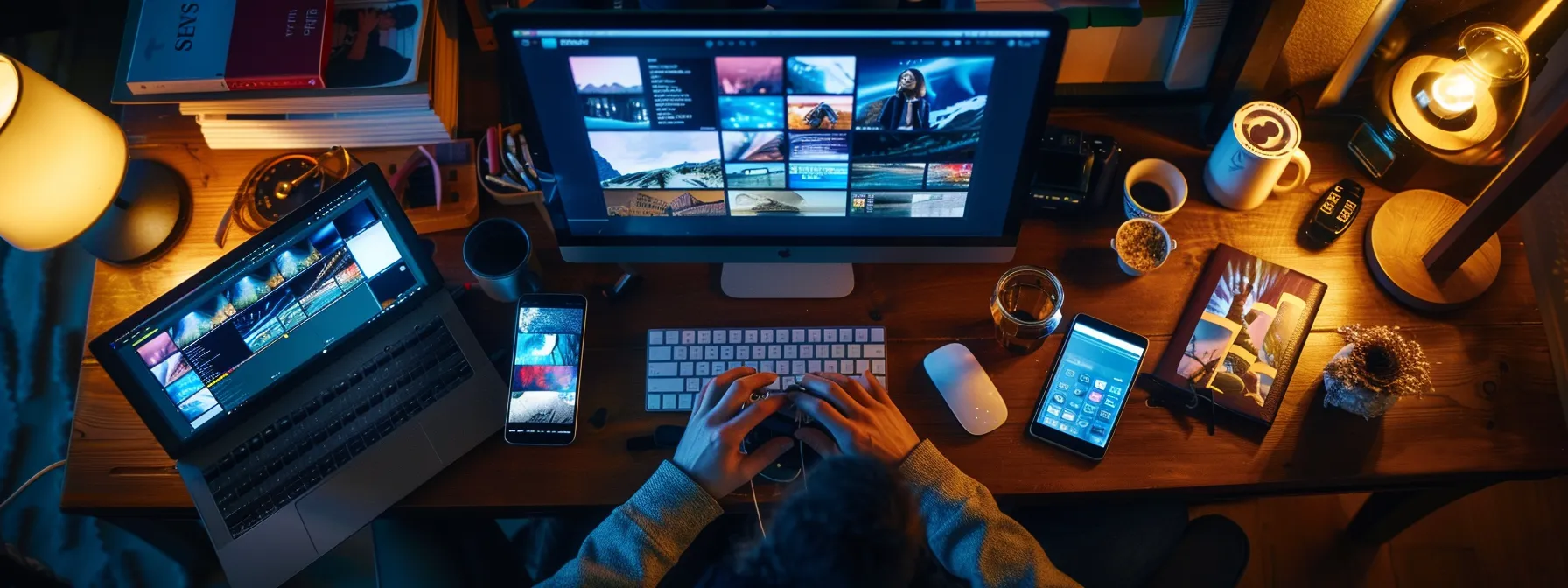 a person seamlessly browsing on multiple devices, with synchronized bookmarks and passwords, from denmark to italy and beyond.