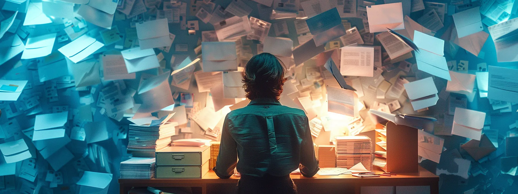 a person seamlessly organizing emails with precision and ease using advanced microsoft outlook features.