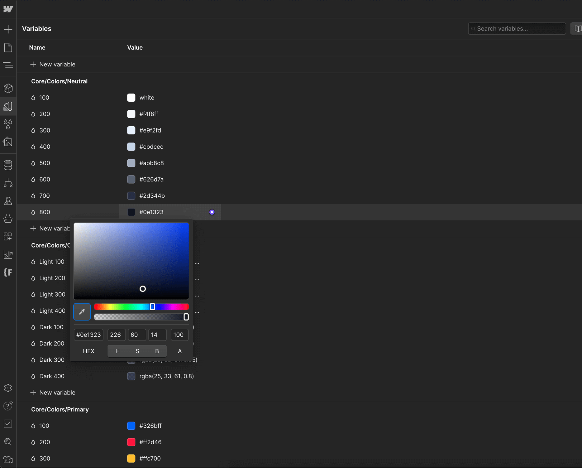 Color - Pool X Webflow Template