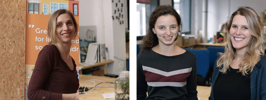 Alexandra Morge Rochette, fondatrice de Fabulabox & Diane Scemama et Claire Chouraqui, co-fondatrice de Dreamact