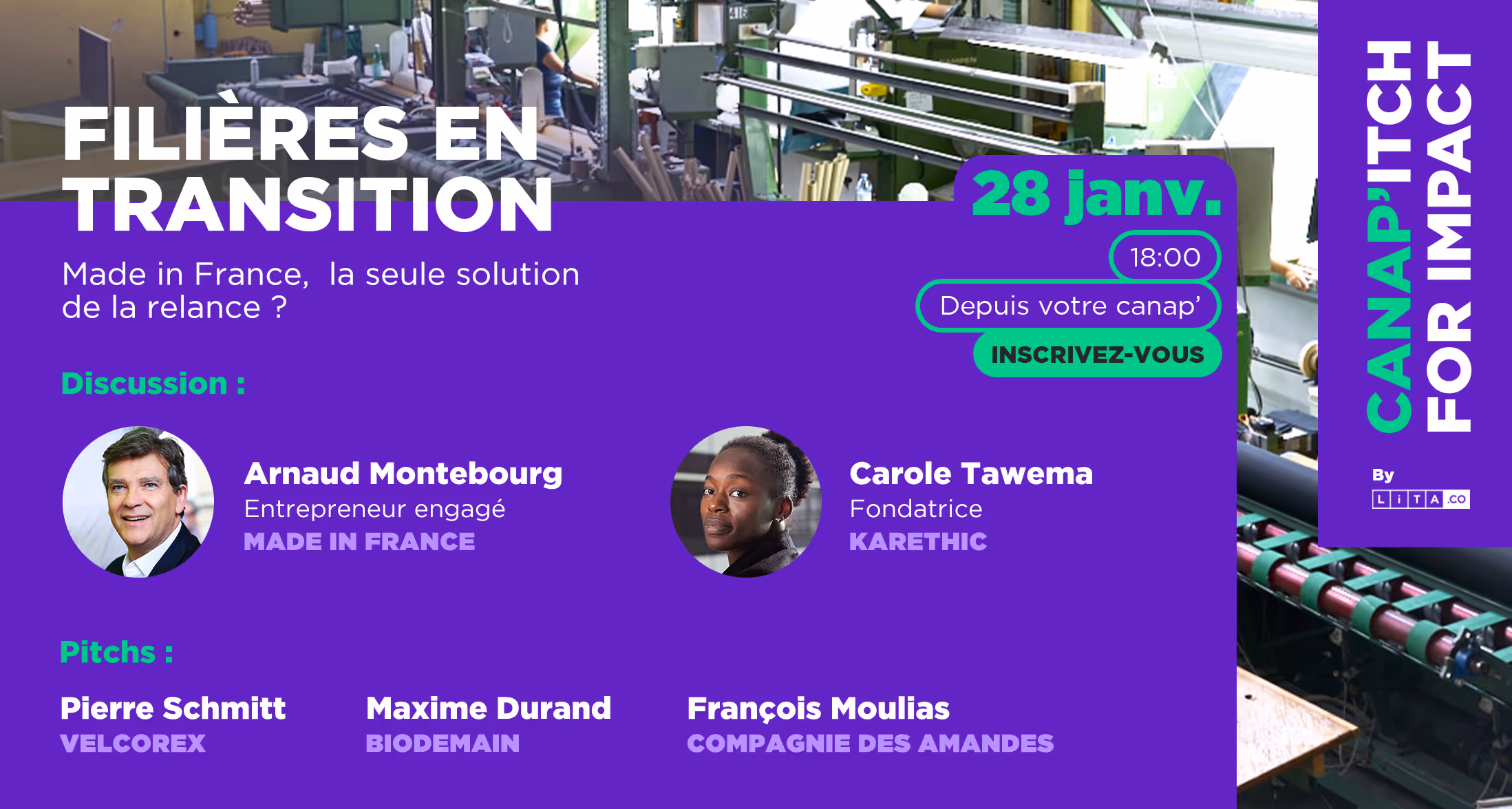 CANAP'ITCH FOR IMPACT - Filières en transition