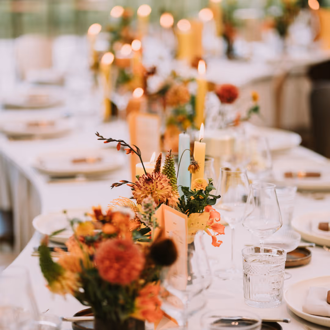 Tafel opstelling evenement