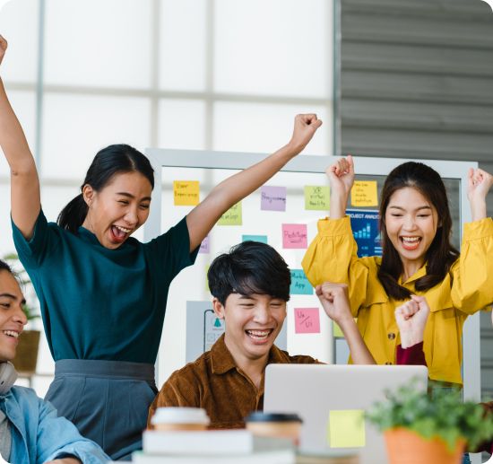 Customer receiving reward points and loyalty perks through a retention program