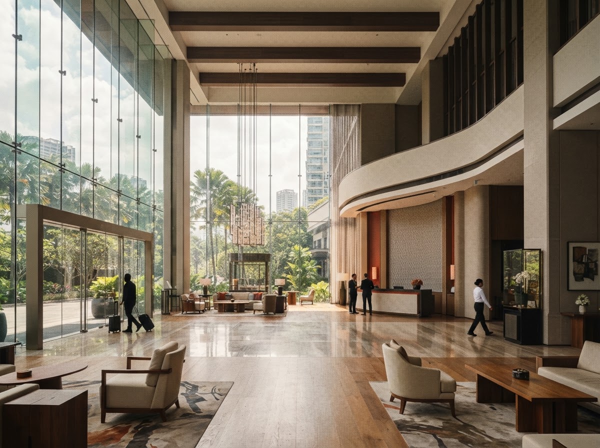 Hospitality setting representing the hotel group case study