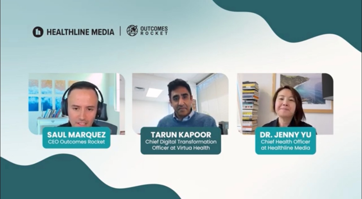 Podcast interview with Tarun Kapoor, Virtua Health, and Dr. Jenny Yu, Healthline Media