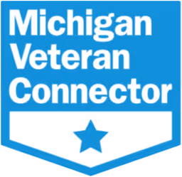 Michigan veteran connector badge