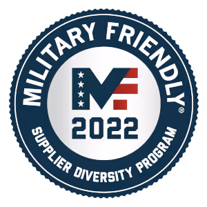 2022 military friendly supplier diversity program badge