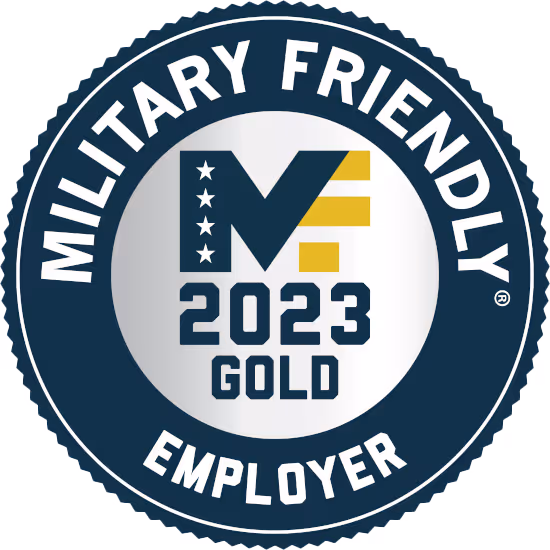 2023 military friendly employer badge