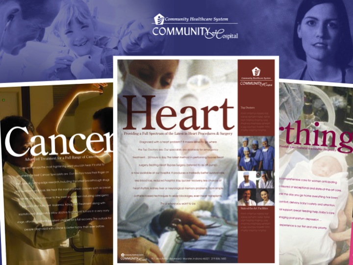 Community Hospital of Munster, IN print campaign