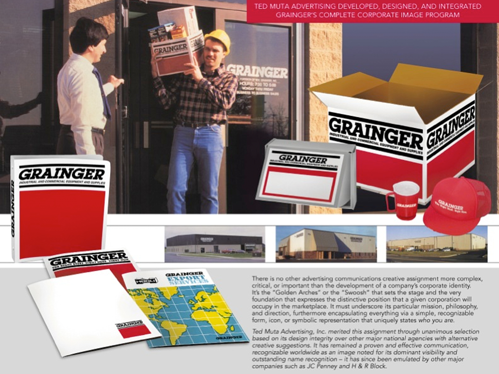 Grainger branding by Ted Muta Advertising