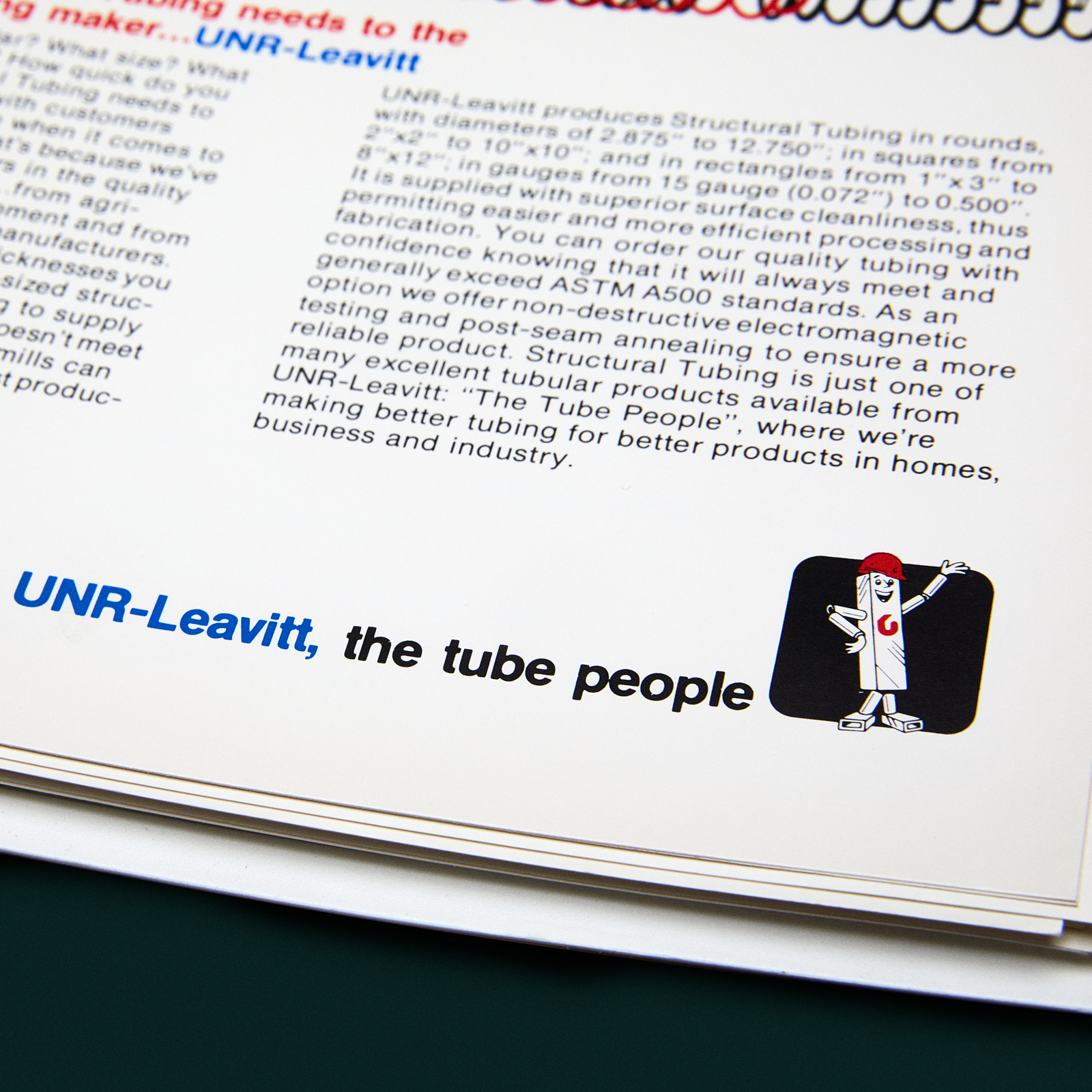 UNR Leavitt corporate guidelines with  the Tube Man mascot