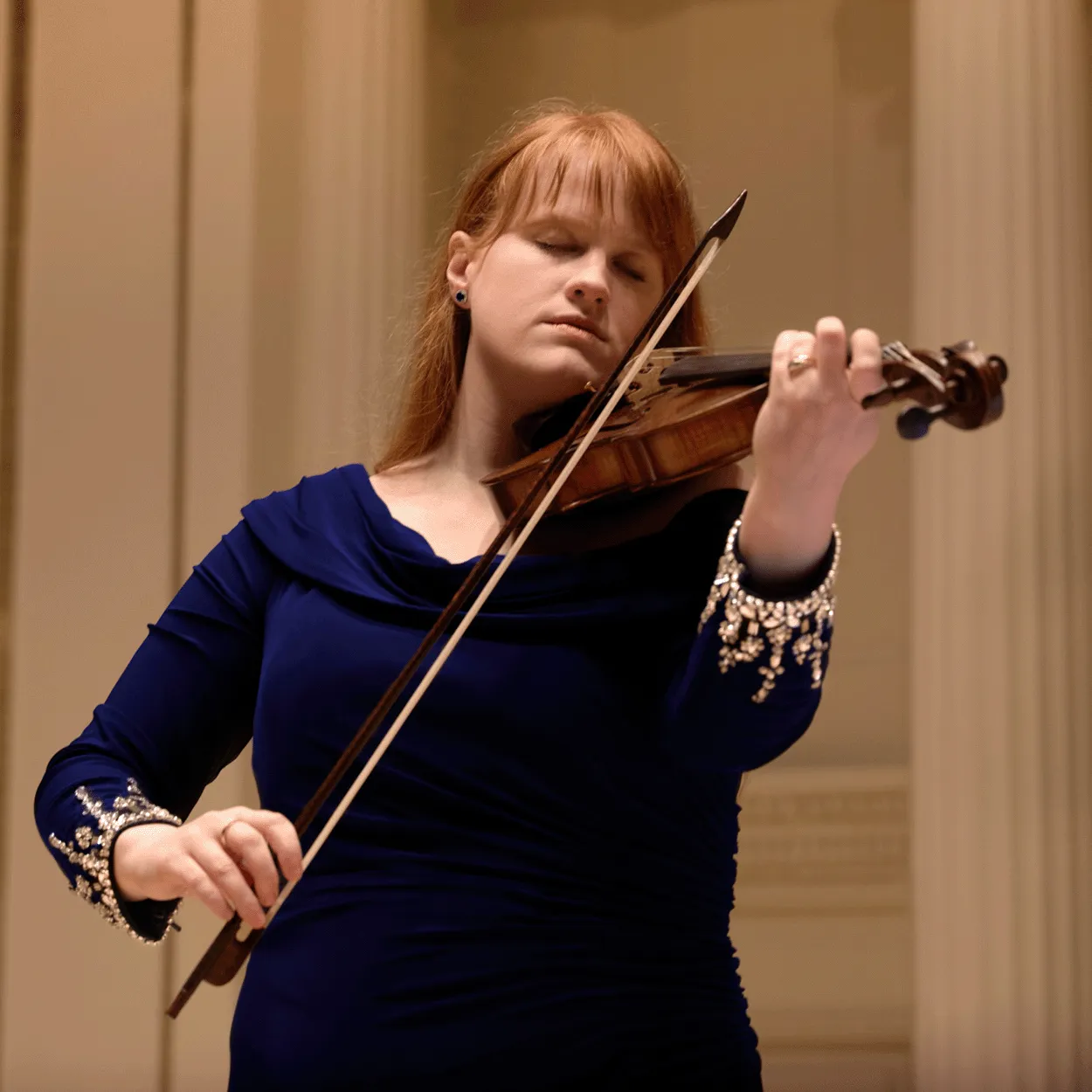 Megan Bonta performing at Carnegie Hall