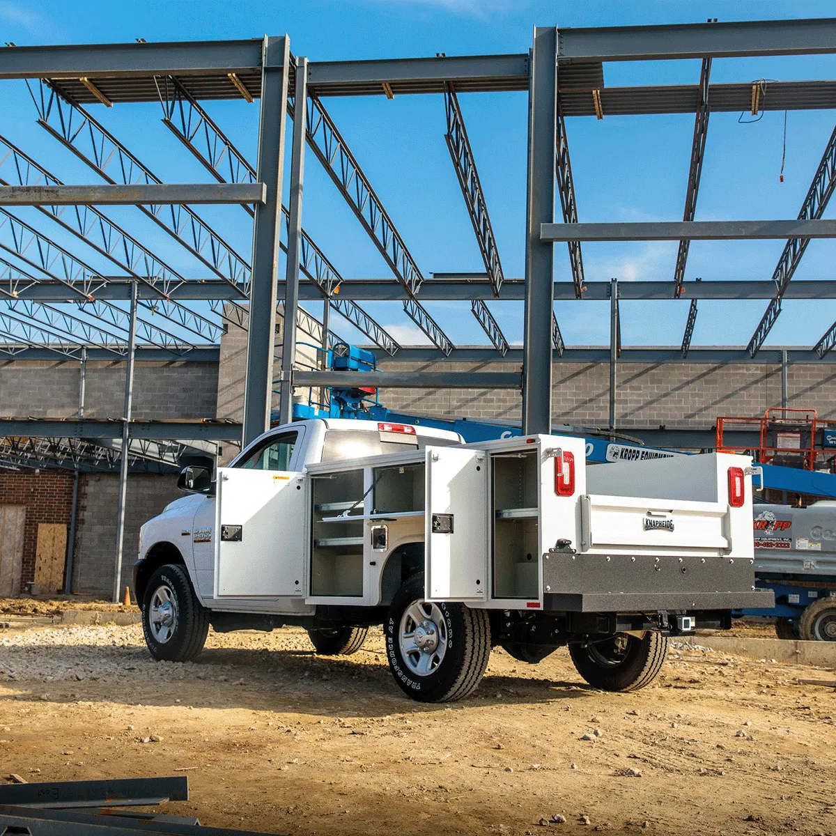 Ram heavy-duty truck at Bosak Motors construction site