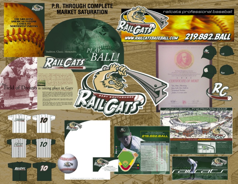 Gary SouthShore Railcats by Ted Muta Advertising 