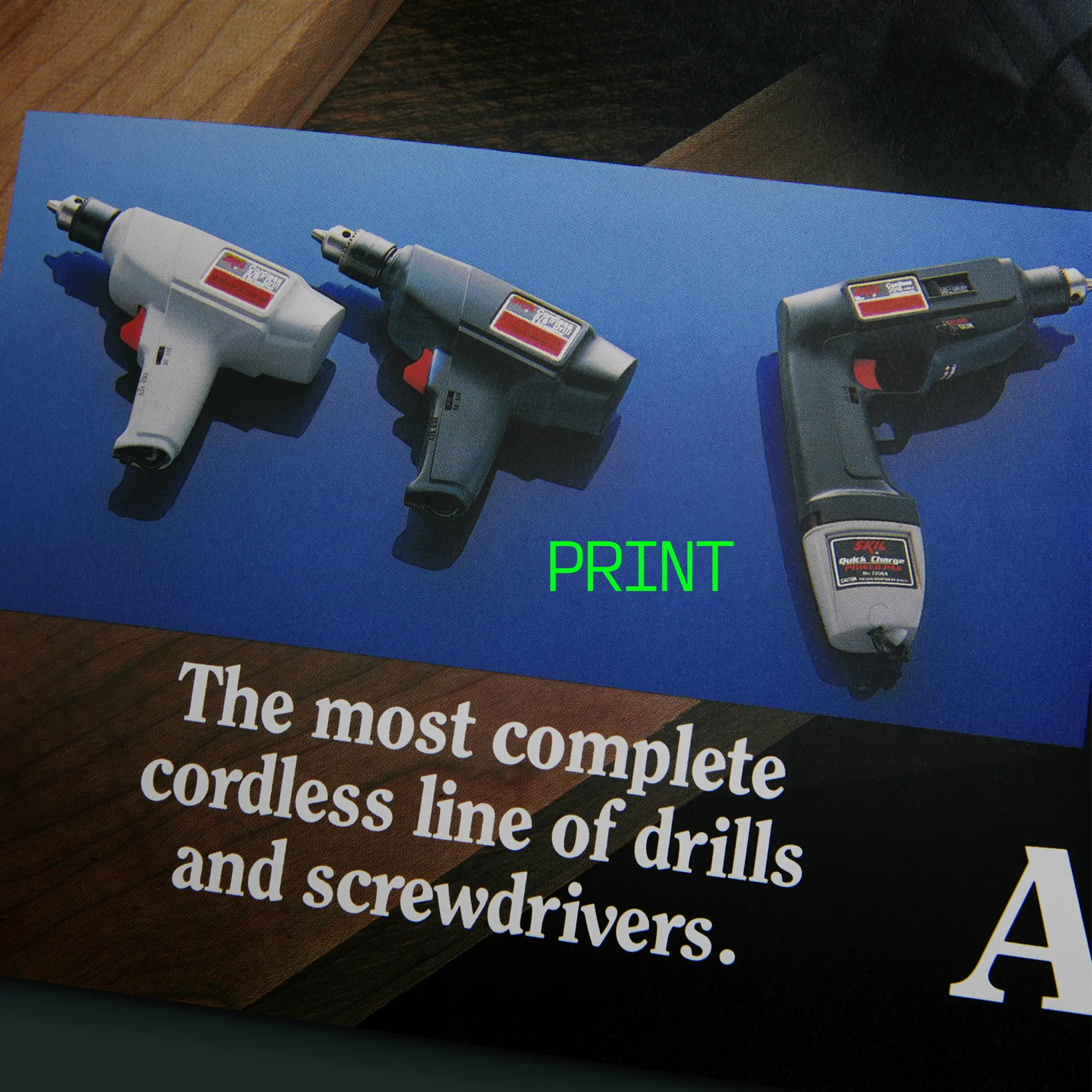 Skil cordless drills print media