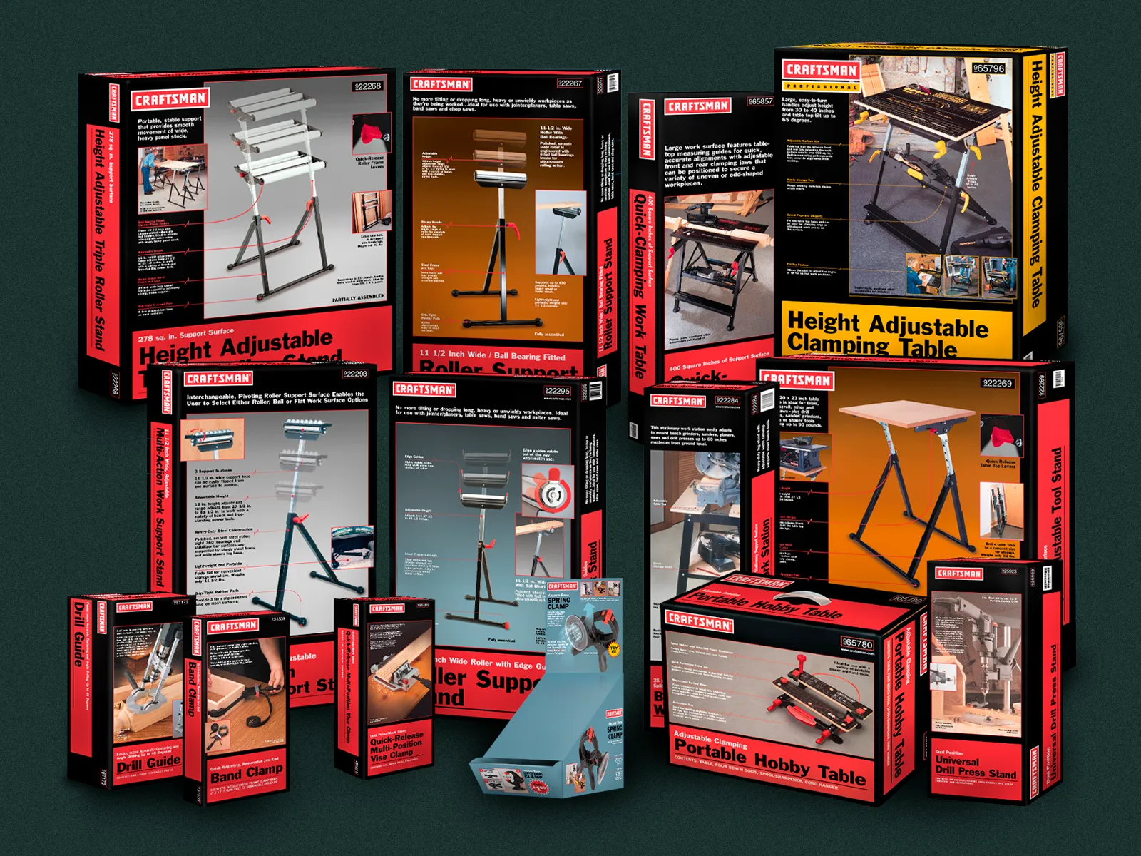 Craftsman packaging complete branding system