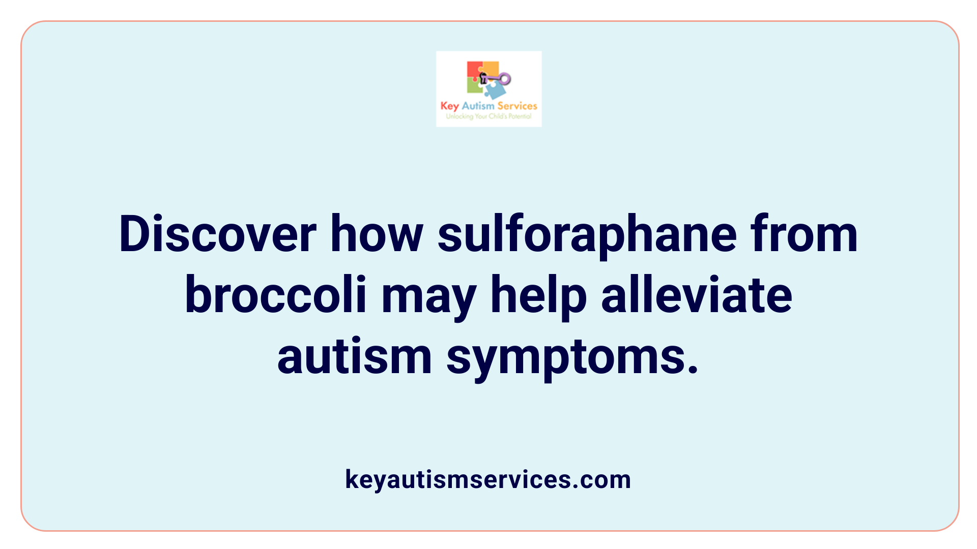 Discover how sulforaphane from broccoli may help alleviate autism symptoms.
