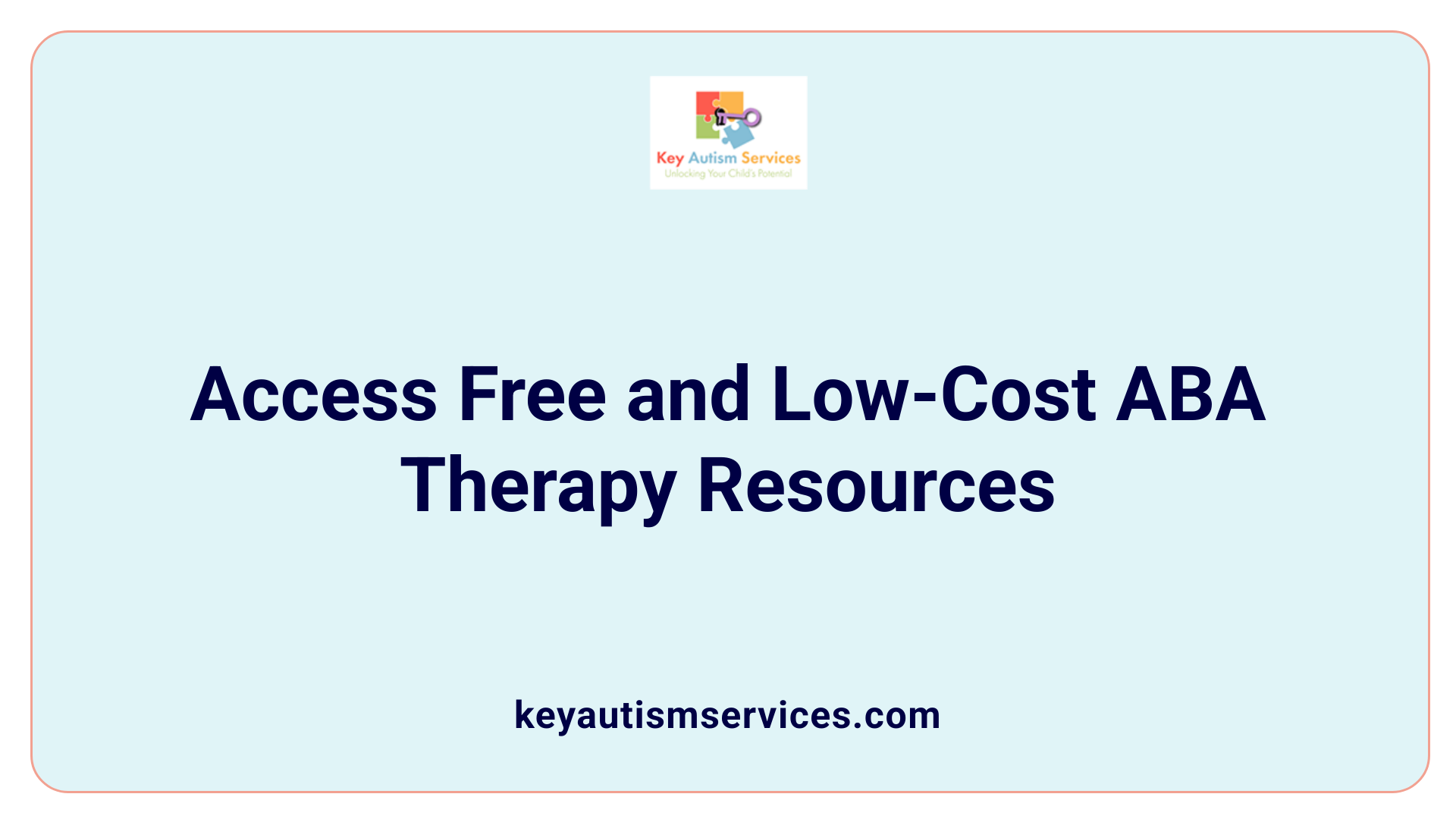 Access Free and Low-Cost ABA Therapy Resources