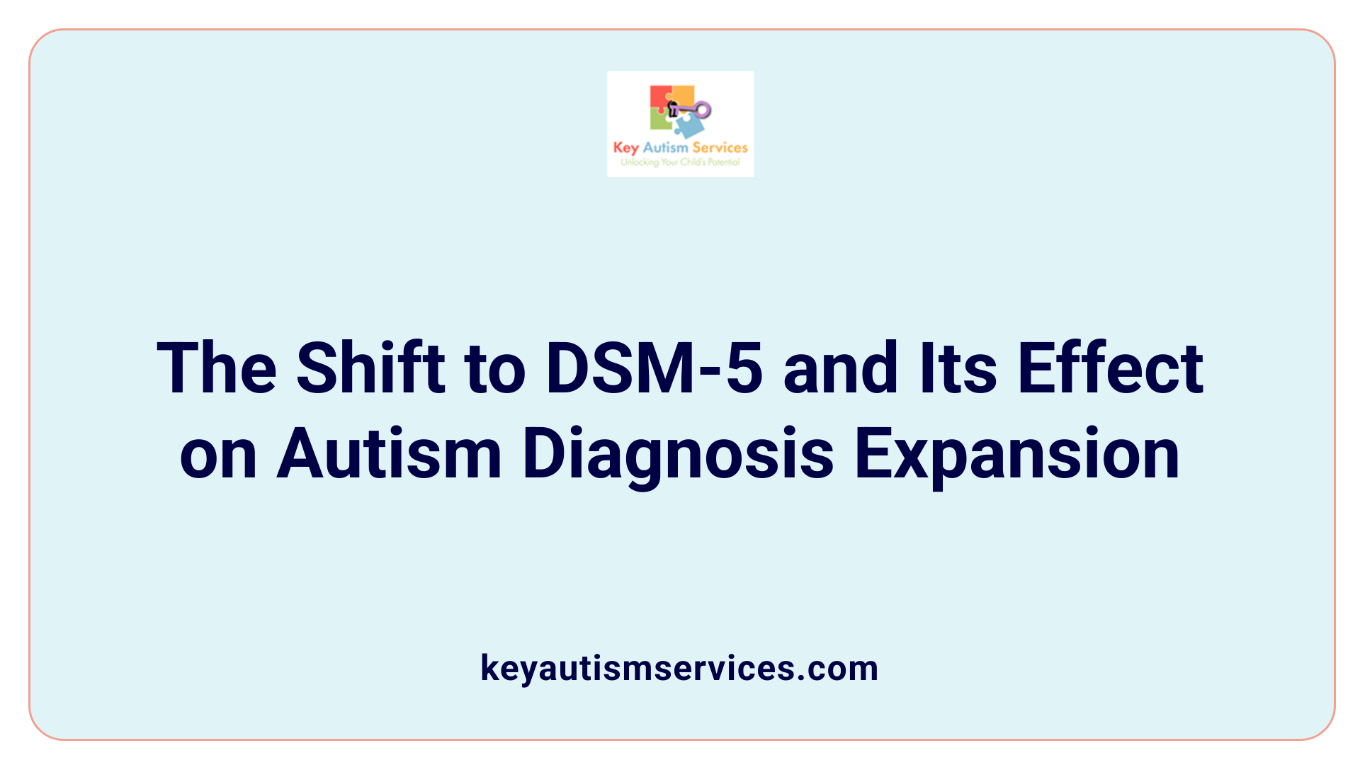 The Shift to DSM-5 and Its Effect on Autism Diagnosis Expansion