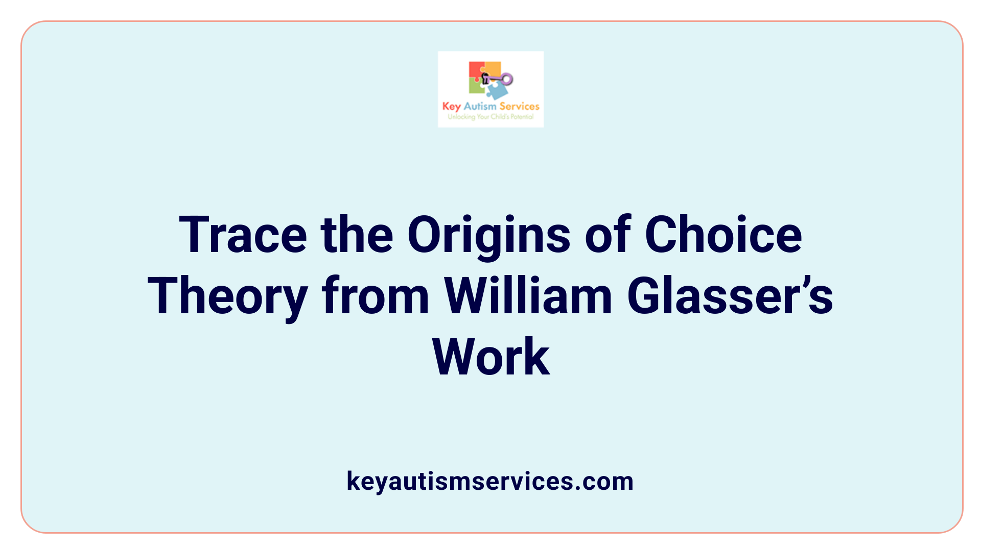 Trace the Origins of Choice Theory from William Glasser’s Work