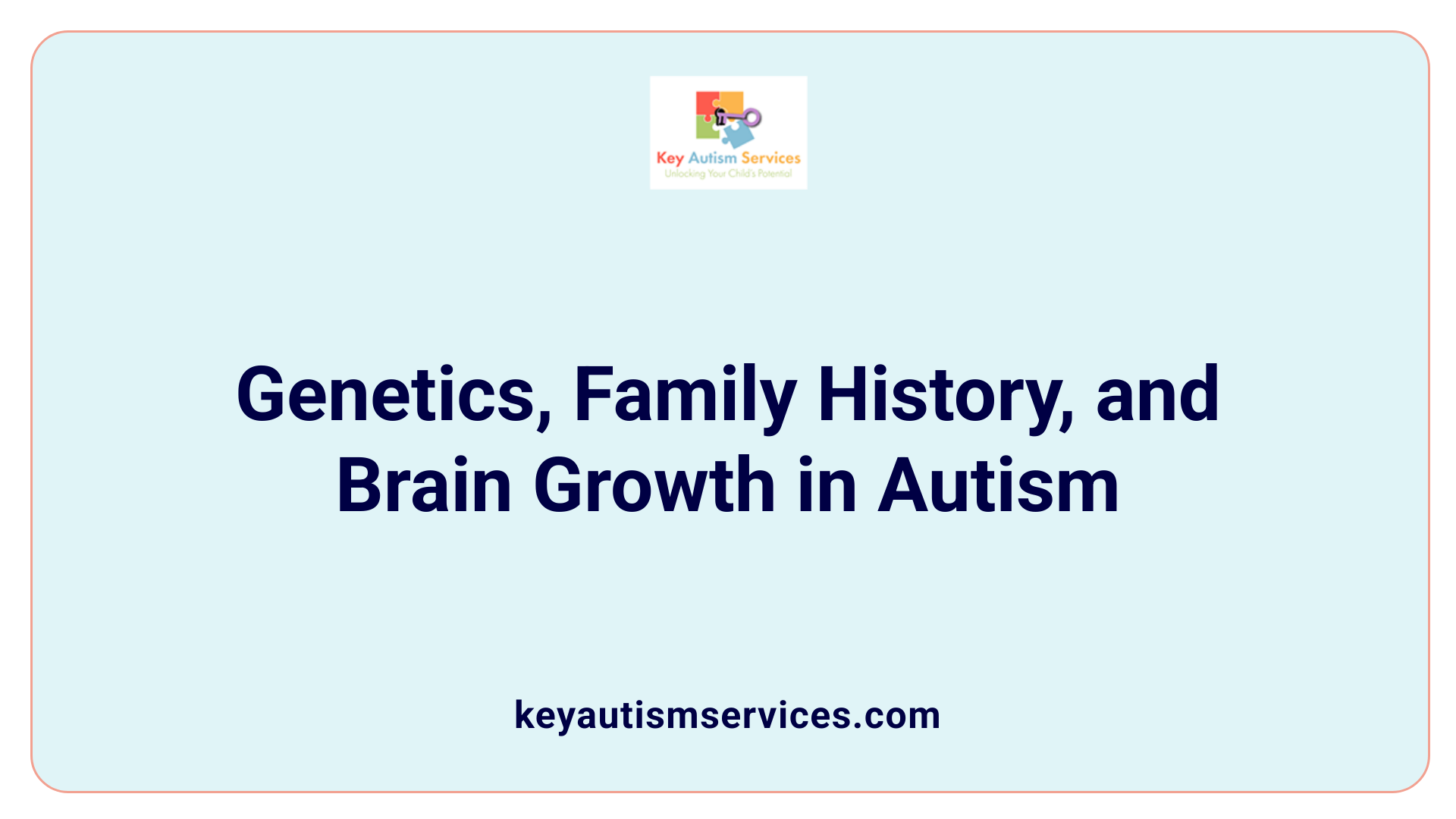 Genetics, Family History, and Brain Growth in Autism