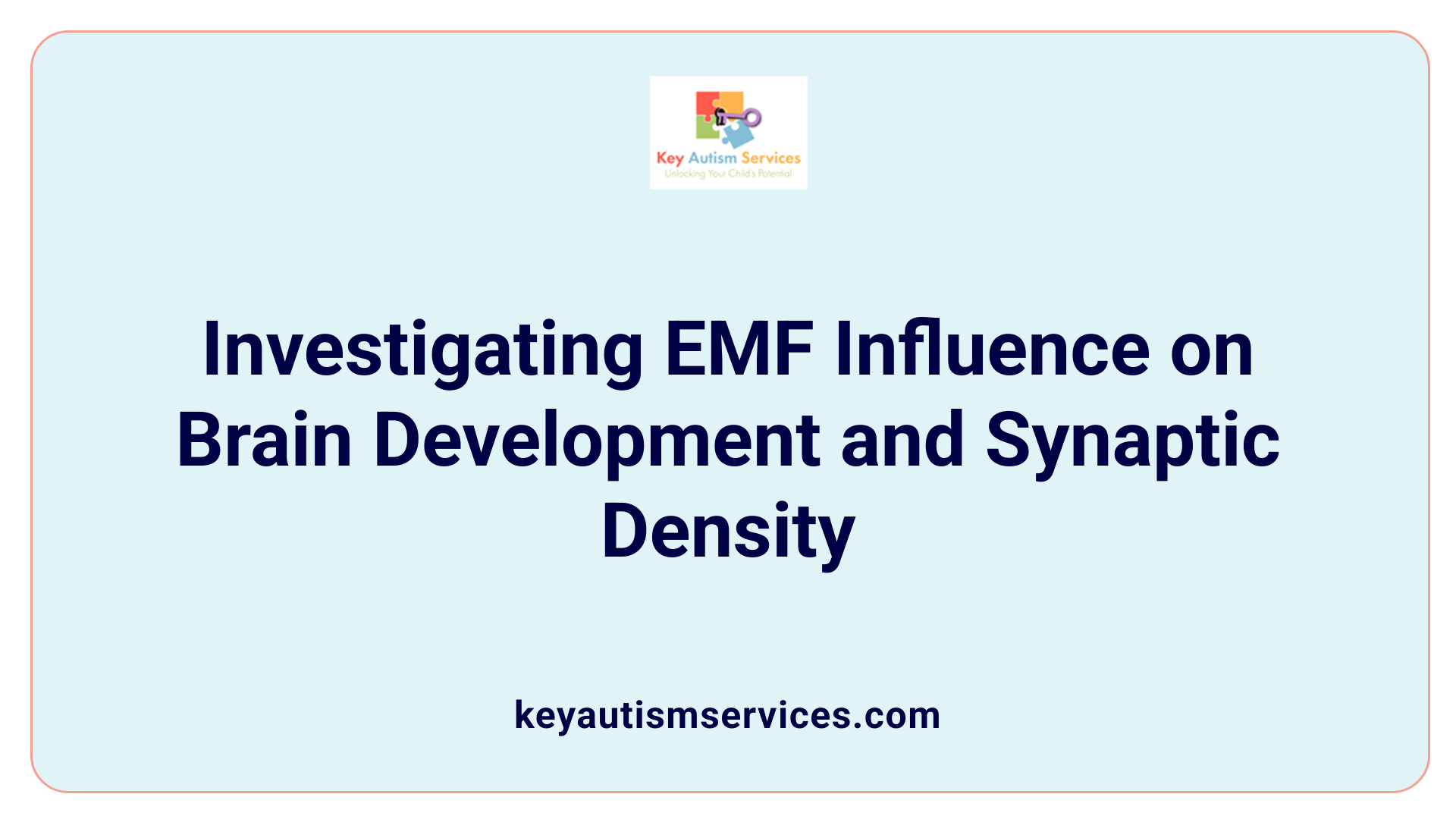 Investigating EMF Influence on Brain Development and Synaptic Density
