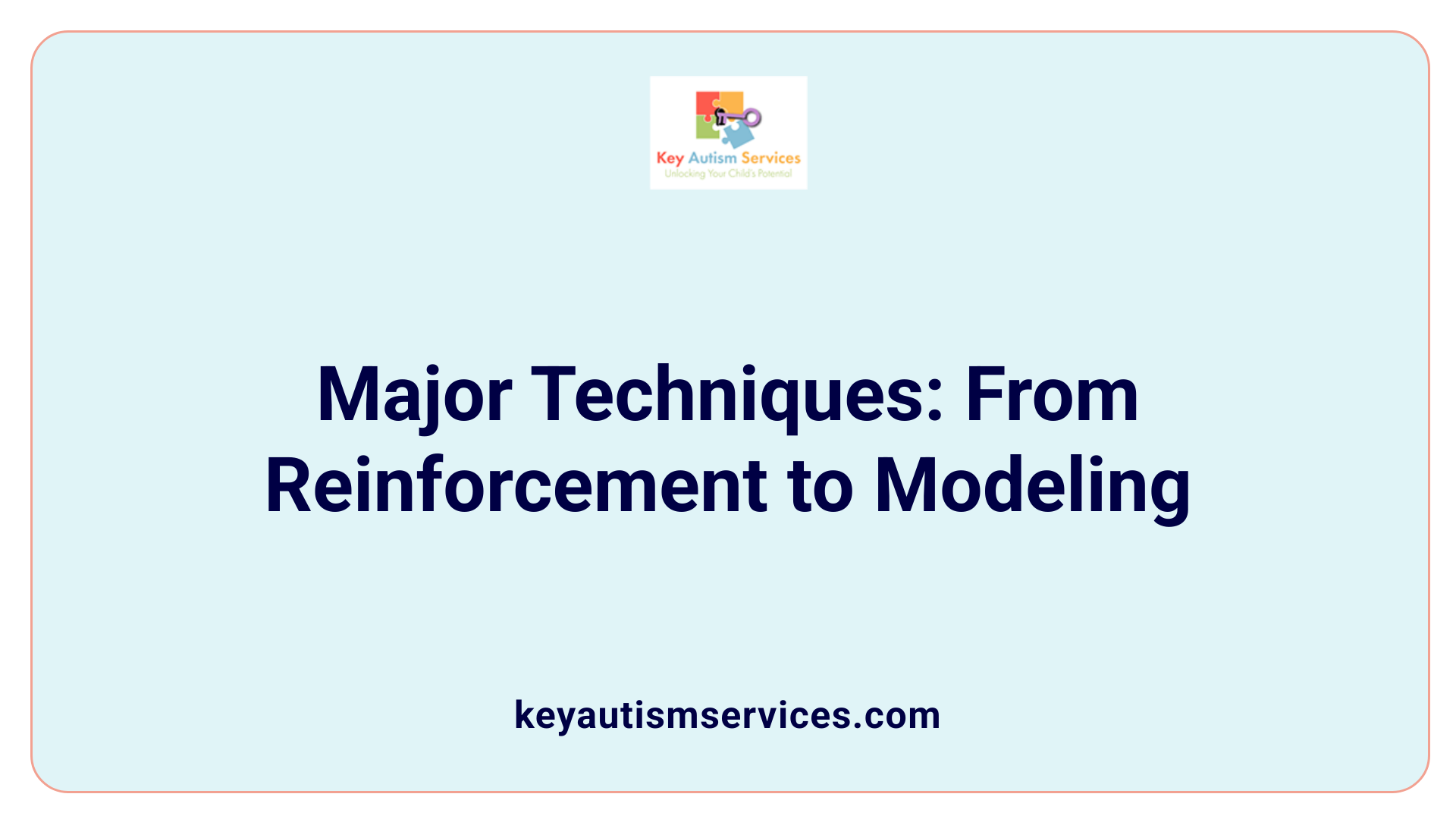 Major Techniques: From Reinforcement to Modeling