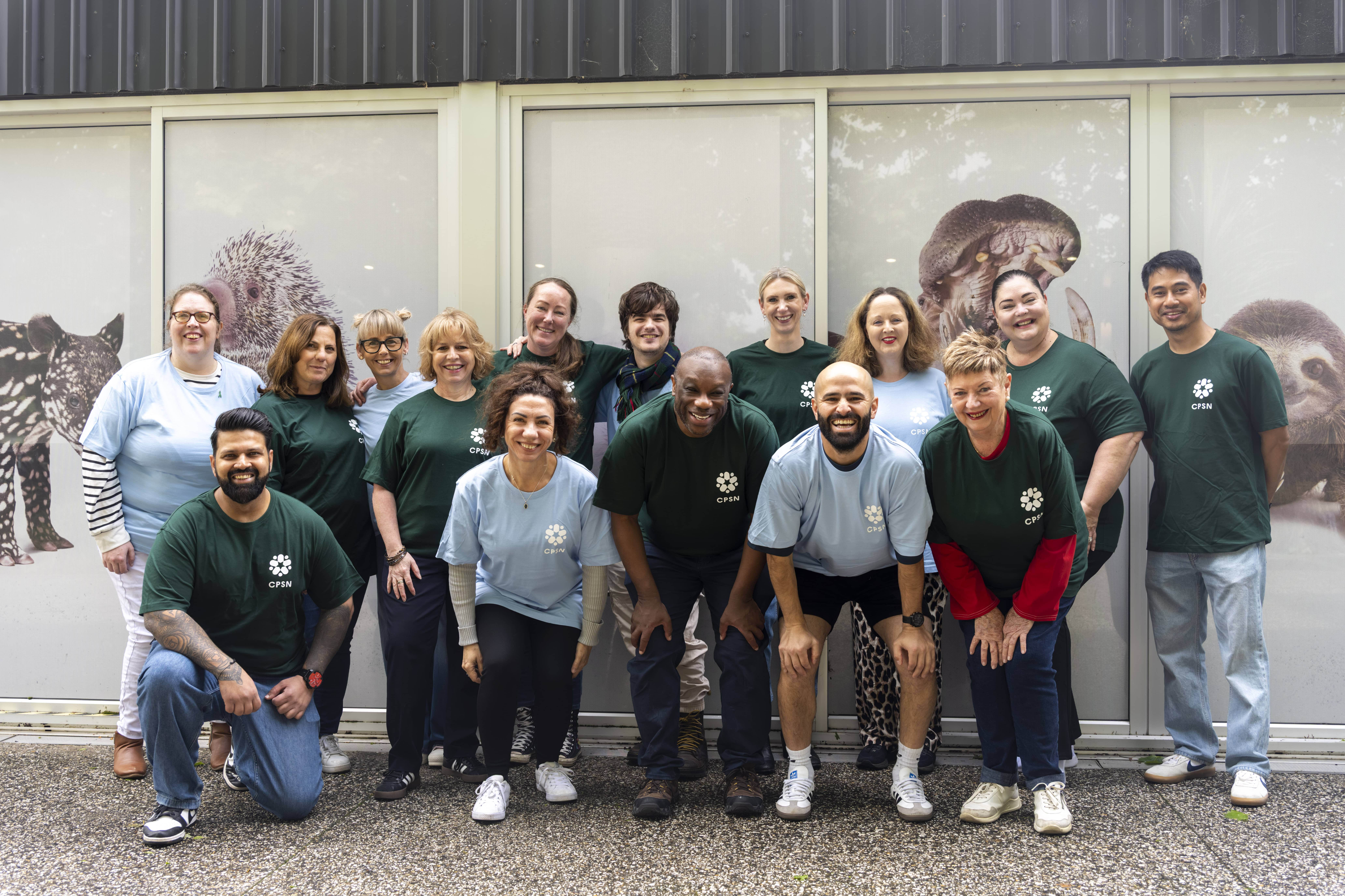 Some of the CPSN team at the CPSN Family Fun Day at the Zoo, Nov 2024
